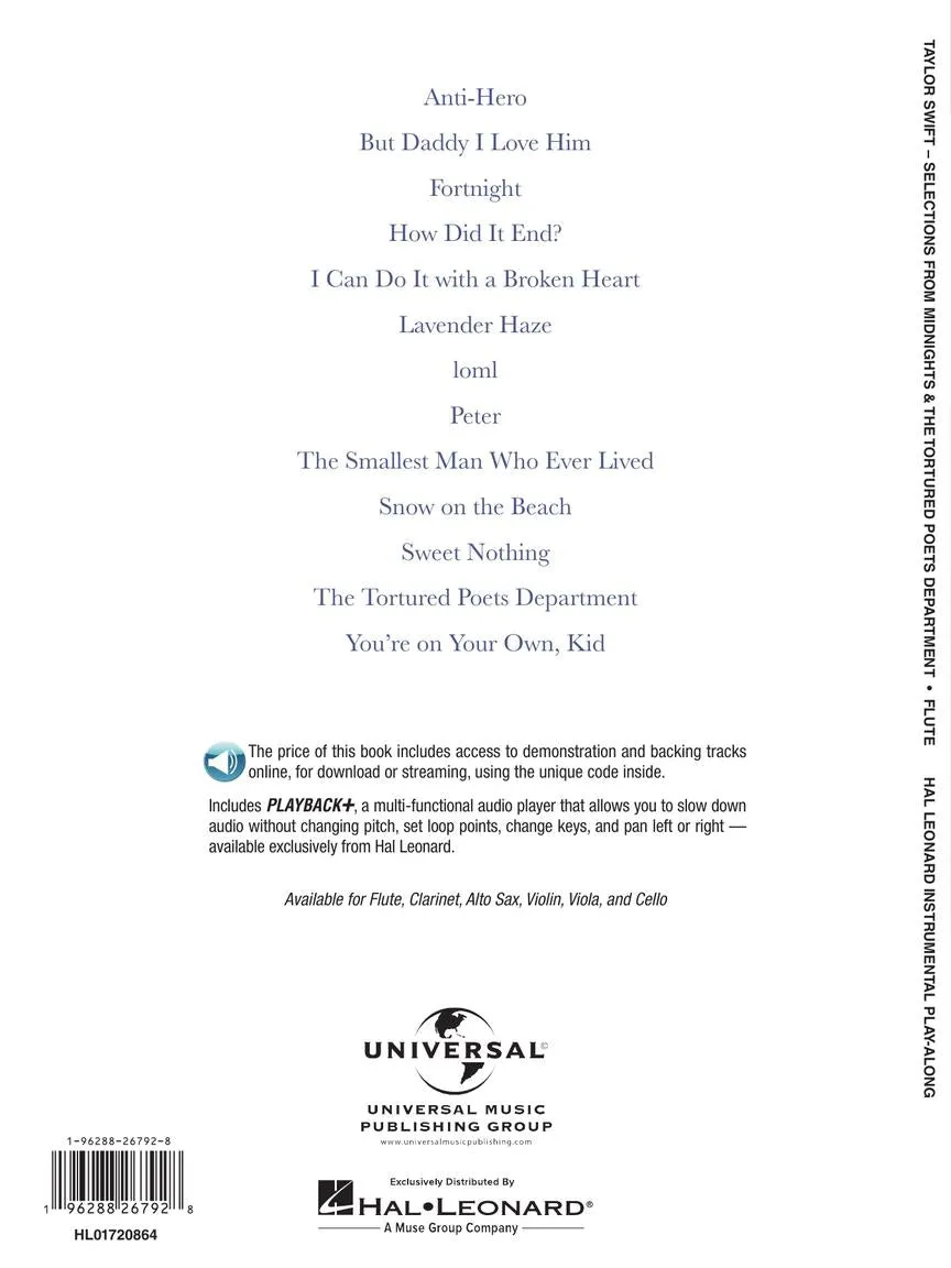Taylor Swift – Selections from Midnights & The Tortured Poets Department