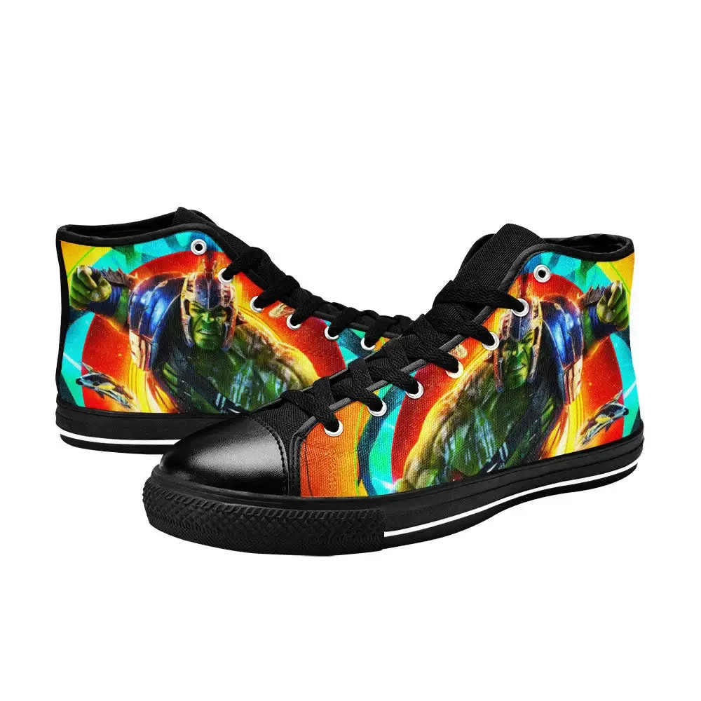 The Incredible Hulk Shoes High Top Sneakers for Kids and Adults