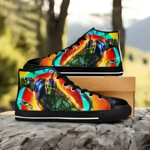 The Incredible Hulk Shoes High Top Sneakers for Kids and Adults
