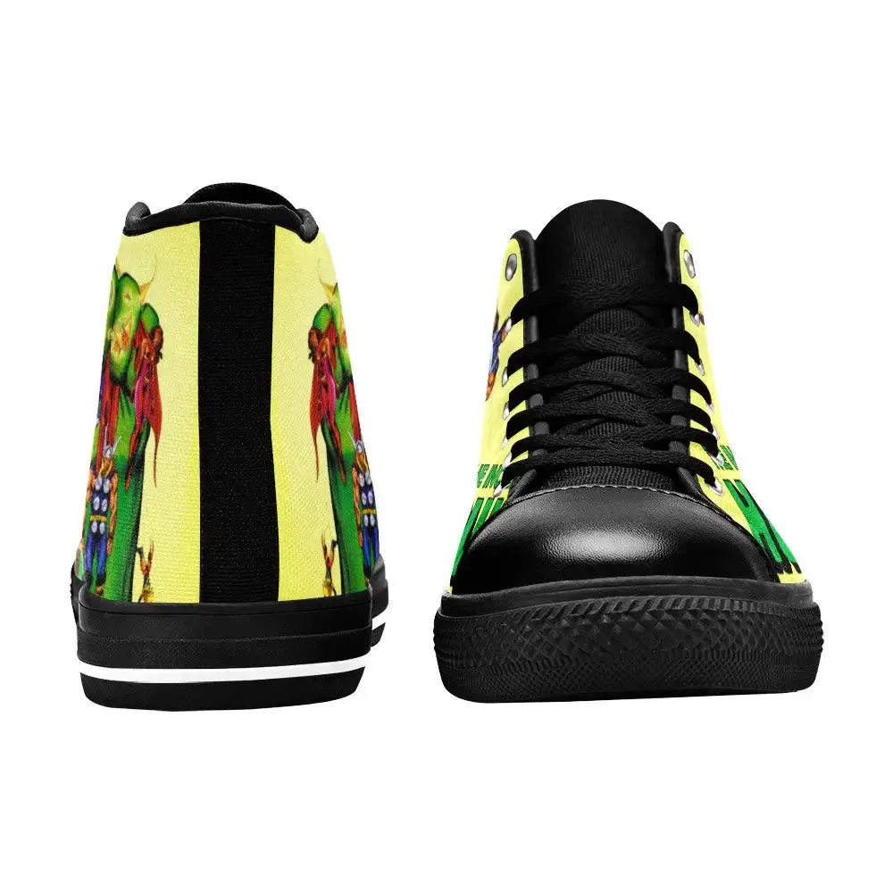 The Incredible Hulk Shoes High Top Sneakers for Kids and Adults