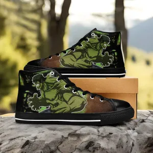 The Incredible Hulk Shoes High Top Sneakers for Kids and Adults