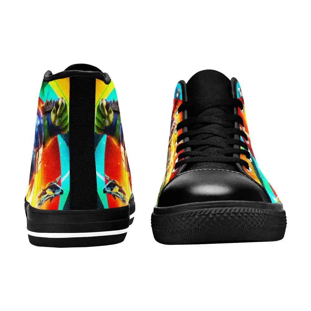The Incredible Hulk Shoes High Top Sneakers for Kids and Adults
