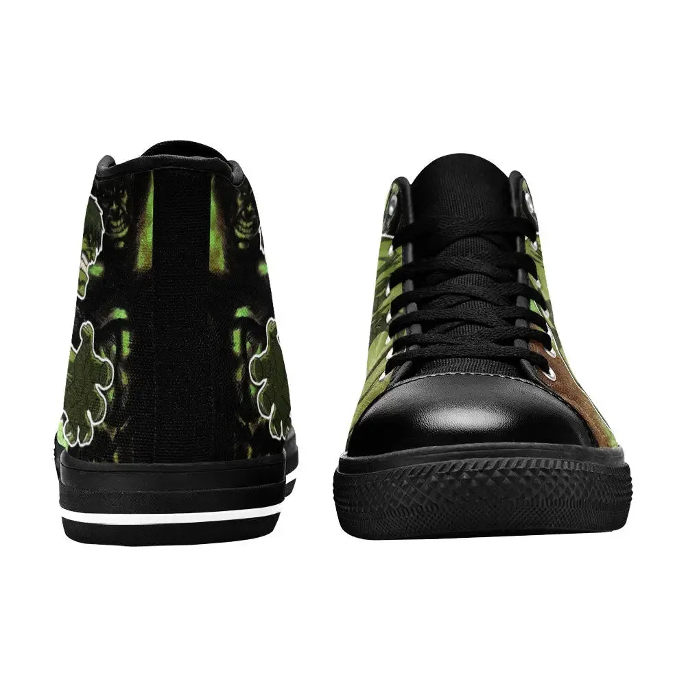The Incredible Hulk Shoes High Top Sneakers for Kids and Adults