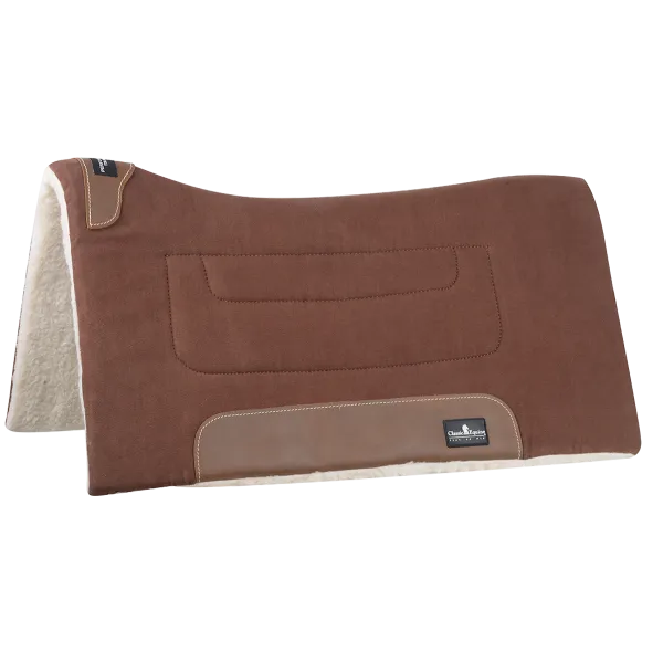 TKCR/PTP2-31x32-Brown Preformance Trainer Saddle Pad 2