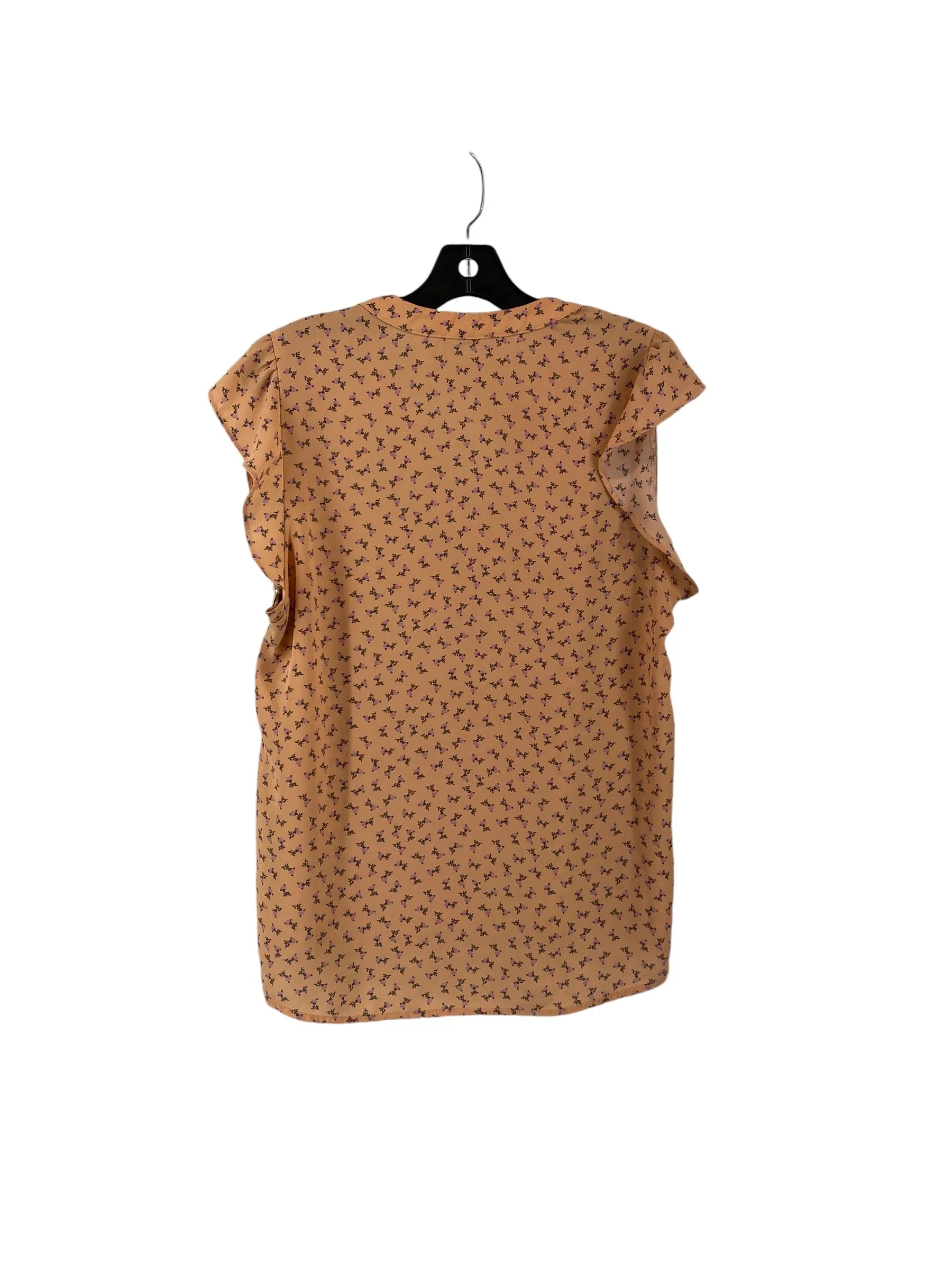 Top Short Sleeve By Sweet Rain In Floral Print, Size: Xl