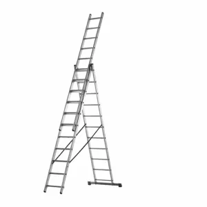 Total 3 Section Extension Ladder 3 x 9 - THLAD03391