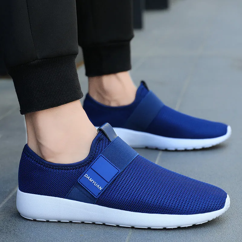 Trendy Casual Mesh Breathable Sports Casual Shoes Men's Shoes Fashion Student One-legged Lazy Shoes