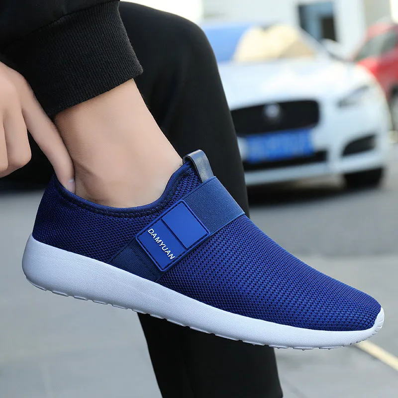 Trendy Casual Mesh Breathable Sports Casual Shoes Men's Shoes Fashion Student One-legged Lazy Shoes