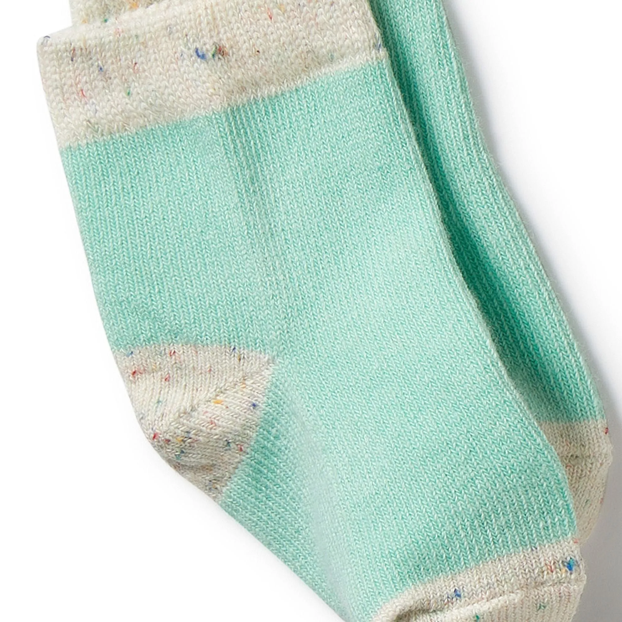 Wilson   Frenchy Organic Baby Sock 3 Pack - Mint