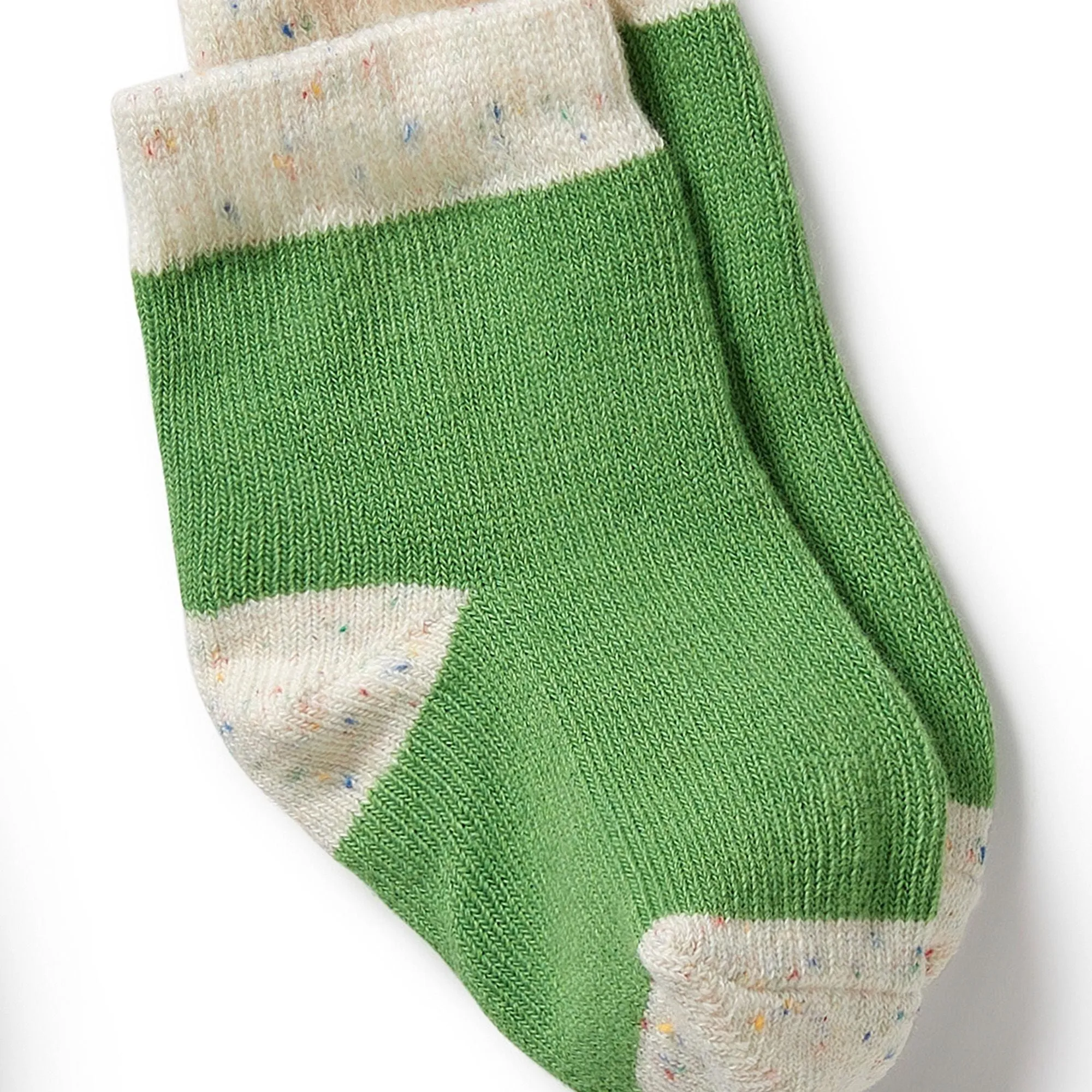 Wilson   Frenchy Organic Baby Sock 3 Pack - Mint
