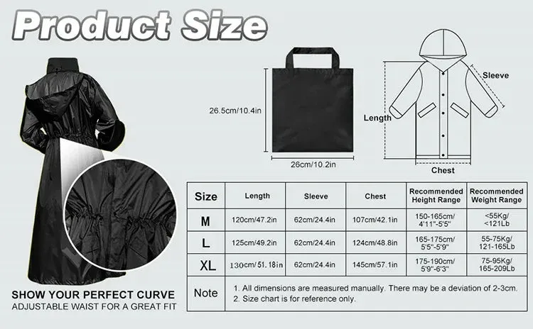 WM Lightweight Hiking Rain Poncho