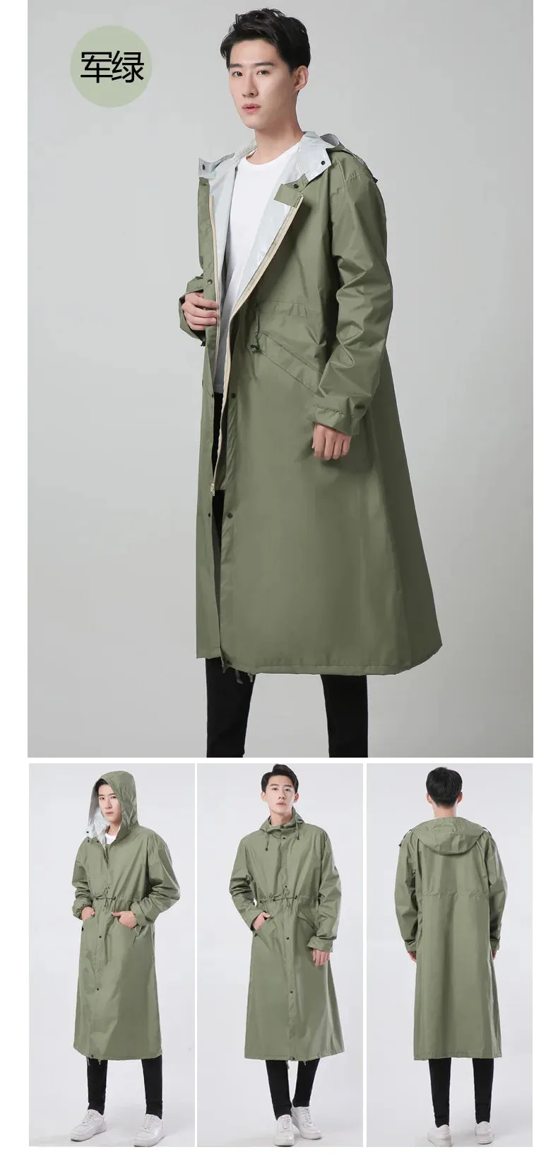 WM Lightweight Hiking Rain Poncho