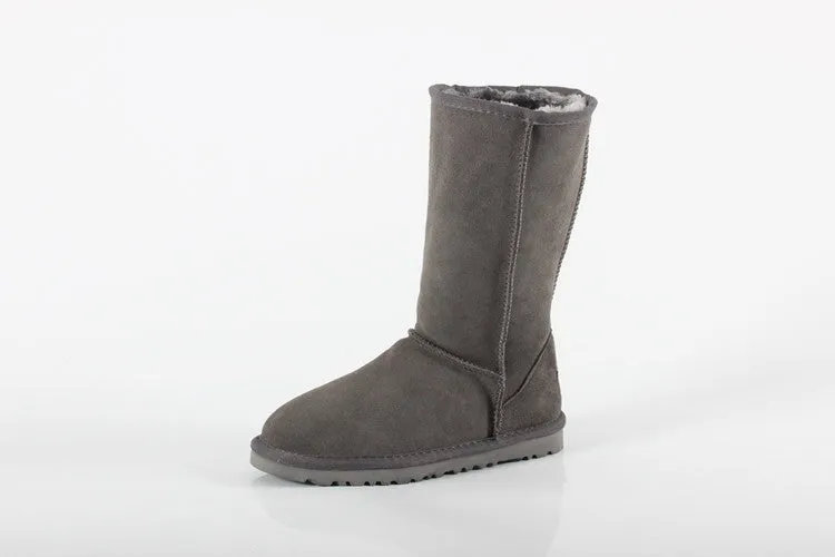Women Men Fashion High Quality Women Genuine Suede Leather Australia Classic Warm Winter Unisex Snow Boots Size plus size