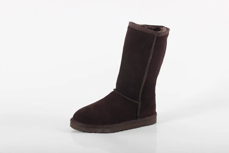 Women Men Fashion High Quality Women Genuine Suede Leather Australia Classic Warm Winter Unisex Snow Boots Size plus size