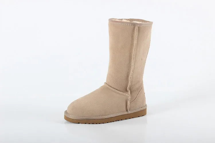 Women Men Fashion High Quality Women Genuine Suede Leather Australia Classic Warm Winter Unisex Snow Boots Size plus size