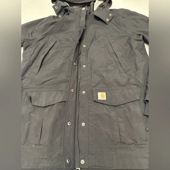 Women’s Carhartt Rain Defender Jacket Size Large Black