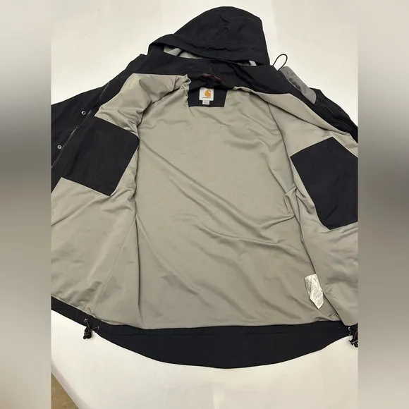 Women’s Carhartt Rain Defender Jacket Size Large Black