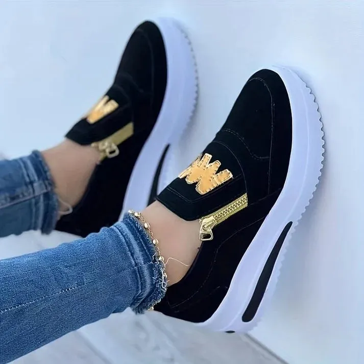 Women's Casual Platform Slip-on Orthopaedic Trainers