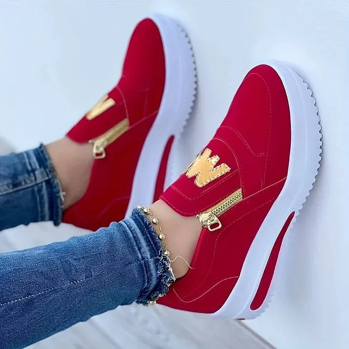 Women's Casual Platform Slip-on Orthopaedic Trainers