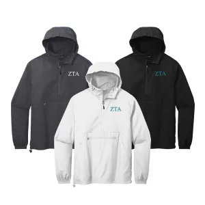 Zeta Tau Alpha Windbreaker - Letters