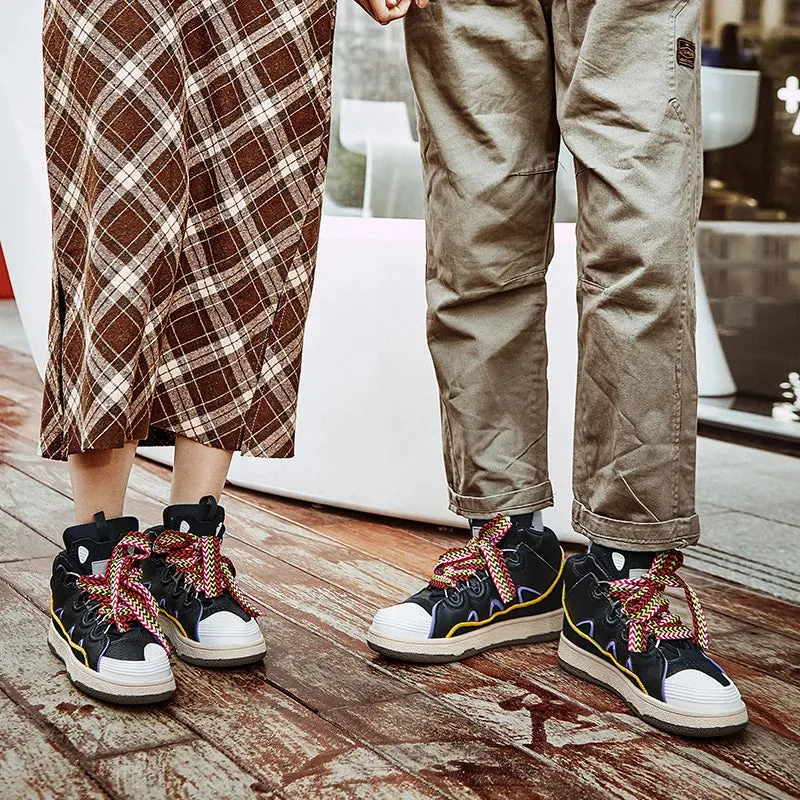 Zodie Wide Shoe Lacing UNISEX High  Sneakers
