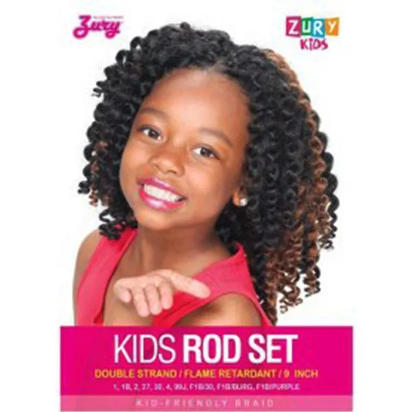 Zury Kids Crochet Braid - KIDS ROD SET 9"